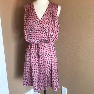 Sleeveless silk dress